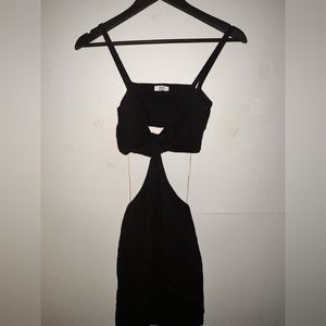 Black Cut Out Dress